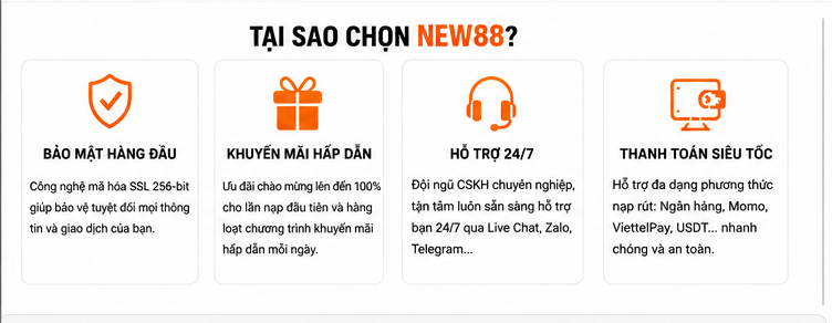 Lý do người dùng chọn new88